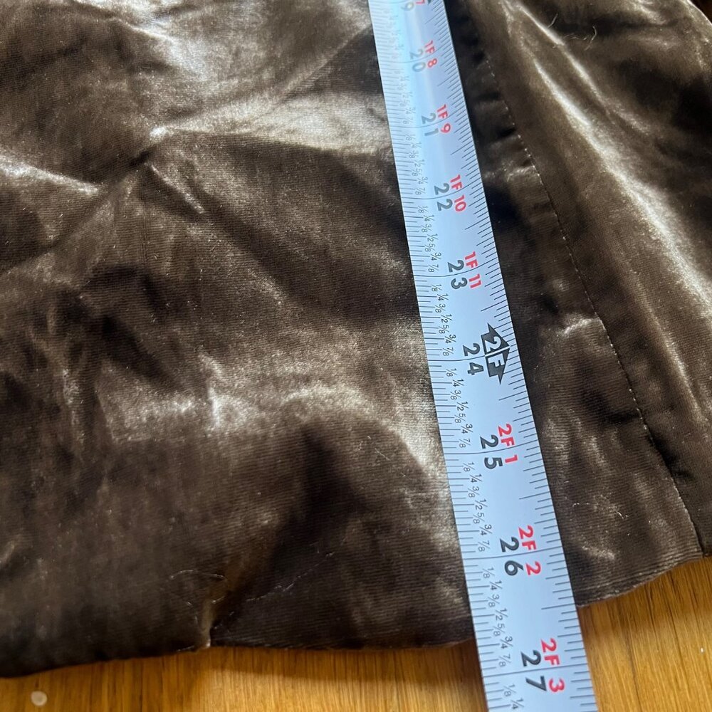 Anthropologie Dark Brown Velvet Blazer - Picture 11 of 16